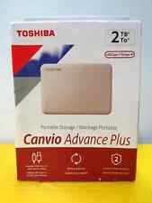 NEW Toshiba Canvio Advance Plus 2TB USB 3.0 & C Portable External Hard Drive picture