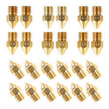MK8 Nozzles 24PCS Kit, High Quality Brass Nozzles with Wear Resistance, Wide App picture