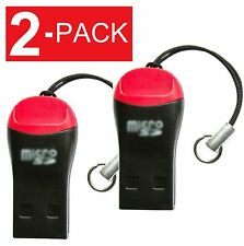 2-Pack Memory Card Reader Adapters to USB 2.0 Adapter for Micro SD SDHC SDXC TF picture