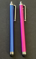 The Friendly Swede Stylus Pens Pink Blue Micro-Knit Fiber Tip Capacitive Lot 2x picture