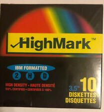 HighMark 10 Floppy Diskette 2HD High Density IBM Formatted 3.5