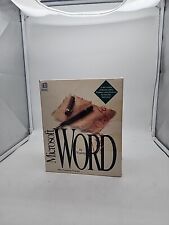 Microsoft Word For Windows 2.0 1991 Complete SealedFloppy 5.25 Disks + Manuals picture