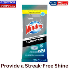 Windex Electronics Wipes, Pre-Moistened Screen Wipes,25 Count *NEW* picture