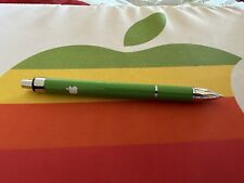 APPLE COMPUTER EMPLOYEE COMPANY STORE HQ APPLE GREEN w/WHITE LOGO BALL POINT PEN picture