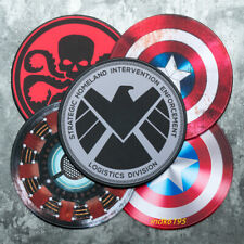 Iron Man Arc Reactor Captain America Shield Mouse Pad Round Mousepad Waterproof picture