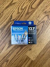 Epson 127XL Cyan Magenta  Yellow 3-Pack Ink Cartridges T127520 Genuine Exp 8/16 picture