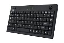 Adesso AKB-310UB - Mini Trackball USB Keyboard, Black picture