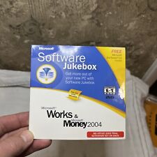 Microsoft Works 7.0 & Money 2004 Windows PC DVD-Rom Key Encarta Software Jukebox picture