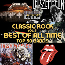 Classic Rock: Top Bands | 3000 | USB Music Flash Drive 3.0 Cover | List In Desc. picture