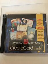 American Greetings Creatacard Gold Version 3 [CD-ROM] Windows 95/98 VINTAGE RARE picture