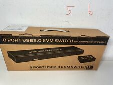MT-VIKI 8 PORT USB KVM SWITCH MT-801UK-L WITH CONTROLLER AND CABLES picture