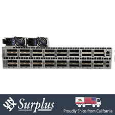 64 Port 40GbE QSFP+ Arista DCS-7250QX-64 Ethernet Switch Rear-Front AF 2x AC PSU picture