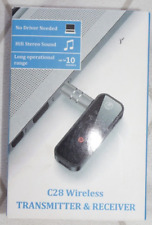 C28 Wireless Transmitter & Receiver Blue Tooth No Driver Needed Hifi Sound 3.5mm picture