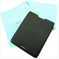 Tiffany & Co iPad case Black Woman Authentic Used Y1486 picture