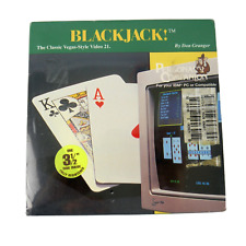 Blackjack Classic Vegas-Style Vintage DOS PC Software Game 3.5 Inch Disk 1992 picture
