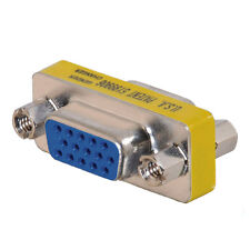 HD15 VGA SVGA Female to Female Mini Gender Changer Adapter Coupler Connector picture