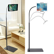 360° Adjustable iPad Tablet Holder Floor Stand Universal Clamp for 4-10.6