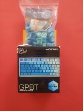 Glorious GPBT Premium Dye Sublimated Keycaps 114 Keycap Set Ocean Blue . picture