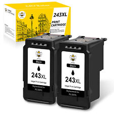 2x PG-243XL PG-243 High Yield Black Ink Cartridge for Canon PIXMA Printers picture