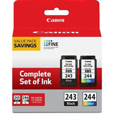 Genuine Canon PG 243  244 Ink Cartridges Black Color Combo Sealed NIB Ships Fast picture