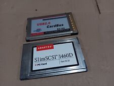 Lot of 2 Adaptec SlimSCSI 1460D Fast SCSI PC Card PCMCIA & USB2.0 CardBus  BC168 picture
