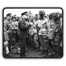 D-Day - Dwight D. Eisenhower 101st Airborn - WWII History Buff - Mouse Pad picture
