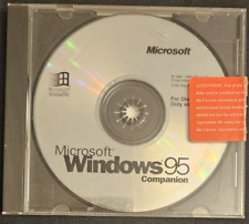 Microsoft Windows 95 Companion CD ROM 1996 With Original Case picture