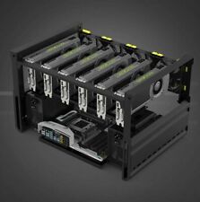 6 GPU Aluminum Stackable Open Air Mining Computer Frame Rig Ethereum Veddha T2 picture