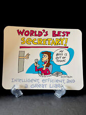 Funny Mouse Pad Jim Benton's Computer Humor Secretary picture