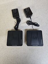 Cisco SPA112 Ethernet VoIP ATA 2-Port Phone Adapter SPA112 (Lot of 2) picture