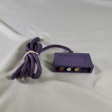 ATI 8-Pin Mini Din to 4 PIN S-Video 3 RCA Composite Adapter Purple Breakout Box picture