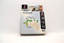 DVD-RW FUJIFILM VIDEOS PHOTOS DATA 3 DISCS 30MIN 1.4GB 1x TO 2x picture