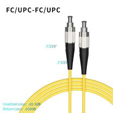 10Pcs 1m 2m 3m FC UPC to FC UPC Simplex Single Mode OS2 Fiber Optic Patch Cord picture
