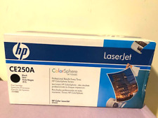 Genuine HP 504A (CE250A) Black Toner Cartridge for HP LaserJet CP3525-New Sealed picture