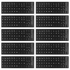  10 Sheets Keyboard Cover Piano Stickers Computer for Laptop picture
