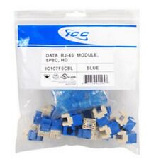 ICC IC107F5CBL Category 5E HD Module Blue Termination Clips Pack Of 25 picture
