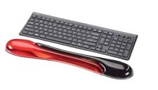 Kensington Duo Gel Wave Keyboard Wrist Rest Red and Black 62398 Comfort Cool picture