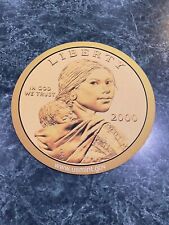 Vintage 2000 Sacagawea Golden Dollar Coin MOUSE PAD US MINT - Never Used picture