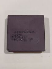 1X RARE INTEL 87'  A80385-25 VINTAGE CERAMIC CPU COLLECTION /  GOLD  RECOVERY  picture
