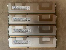 SAMSUNG 32GB KIT (4X8GB) 2RX4 PC3L-10600R ECC REG RAM M393B1K70CHD-YH9 K2-4(4) picture