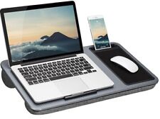 Portable Desk with Device Ledge, Mouse Pad, and Phone Holder picture