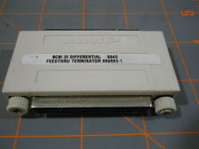 AMP Amphenol SCSI 3 (SCSI IIl) Differential 869682-1 Feedthru Terminator 68-Pin picture