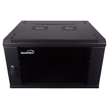 NavePoint Wall Mount Network Server Cabinet for 19” IT Equipment, A/V, Lockable picture
