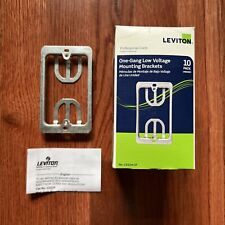 Leviton C0224-CP ONE-Gang Low Voltage Mounting Brackets (Qty: 10 - Lot Deal) picture