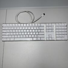 Apple Keyboard Mac White A1048 USB 2003 2-Port Hub EMC 1944 TESTED picture