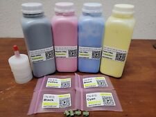 (200g/150g) 4 Color Toner Refill for Brother TN-810, TN810 (TN-810XL) + 4 Chips picture