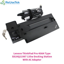 Lenovo ThinkPad Pro 40AH Type SD20Q11987 135w Docking Station With AC Adaptor picture