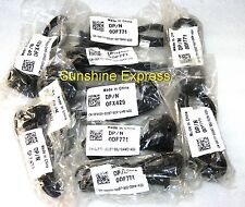Lot of 10pcs New OEM Dell DF771 FX437 FX429 2-Prong 3FT Right-Angle Power Cord picture