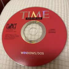 VINTAGE TIME MAGAZINE MAN OF THE YEAR CD-ROM WINDOWS DOS 1993 RARE picture