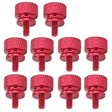 (10 Pack) Anodized Aluminum Computer Case screws (6-32 Thread) for Computer C... picture